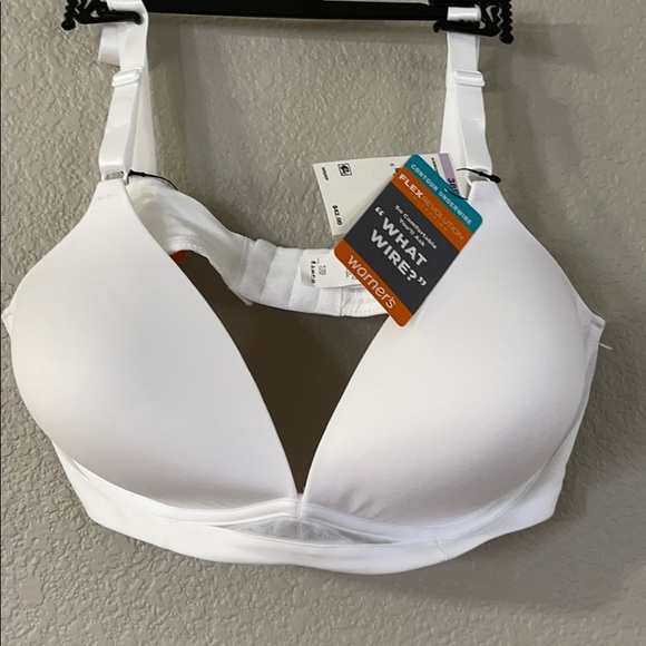New WARNER’S flex revolution collection white  bra size 38D - Picture 3 of 6